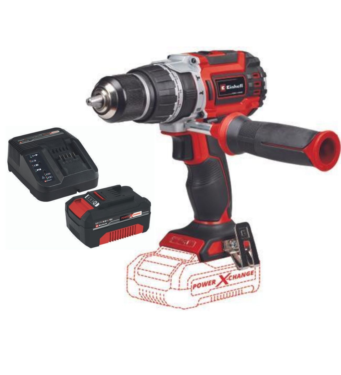 Einhell%20TP-CD%2018/60%20li-i%20BL%201x4.0ah%20Kömürsüz%20Darbeli%20Vidalama%20Matkap
