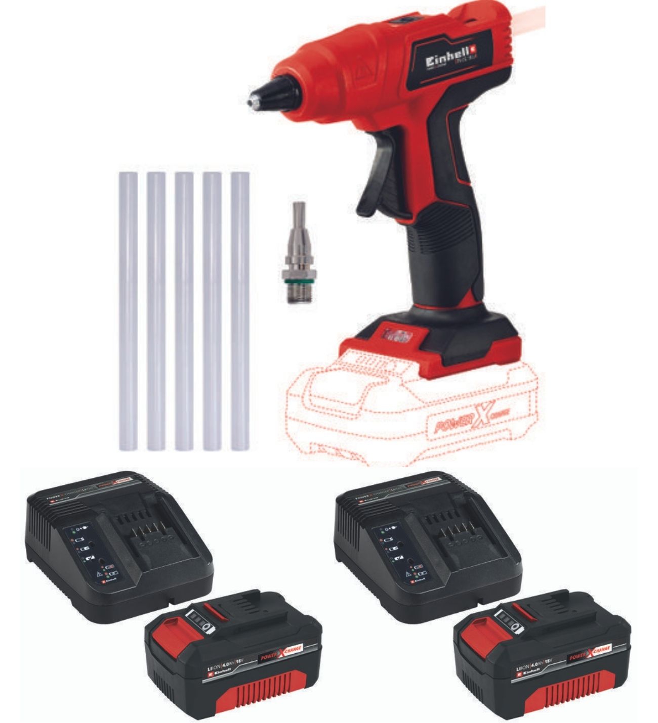 Einhell%20TE-CG%2018%20Li%202x4.0ah%20Akülü%20Silikon%20Mum%20Tabancası