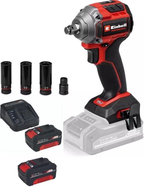 Einhell%20TP-CW%2018/260-C%20Li%20BL%202x4.0ah%20PROFESSIONAL%20Akülü%20Darbeli%20Kömürsüz%20Vidalama%20