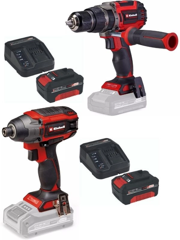Einhell%20TP-CD/70%20Li-i%20BL%20Matkap%20Tp-ci%2018/220%20li%20bl%20Vidalama%202x4.0ah%20Kömürsüz%20Darbeli%20Set