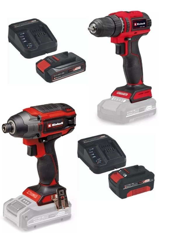 Einhell%20TE-CD%2018/40%20Li%20BL%20Matkap%20Tp-ci%2018/220%20li%20bl%20Vidalama%202.5ah+4.0ah%20Kömürsüz%20%20Set