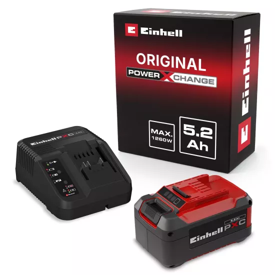 Einhell 5,2 Ah PXC Starter-Kit Akü ve Şarj Ünitesi Başlangıç Kiti 