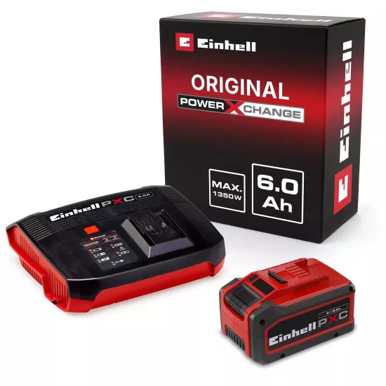 Einhell 4-6Ah & 6A 18V Boostcharger PXC Başlangıç Kiti Akü ve Şarj ünitesi