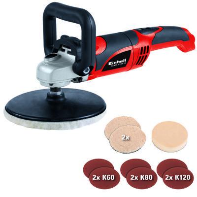 Einhell CC-PO 1100/1E Polisaj ve Zımpara Makinası (plastik taşıma çantalı)