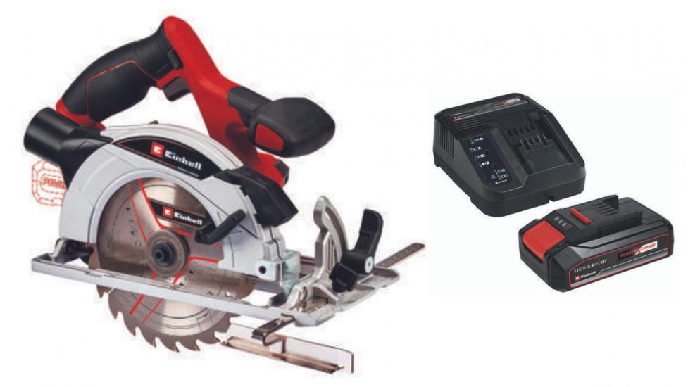 Einhell TE-CS 18/165/1 Lİ Akülü Daire Testere (2.5 ah akü ve şarj ünitesi dahildir)