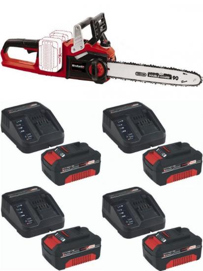Einhell GE-LC 36/35 Li Akülü Zincirli Testere (4 adet 4.0akü ve 4 adet Şarj ünitesi dahildir)