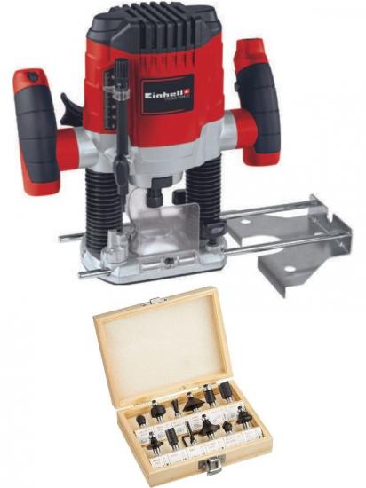 Einhell TC-RO 1155 E Elektrikli Dik Freze Makinesi 12 Parça Freze Ucu Seti