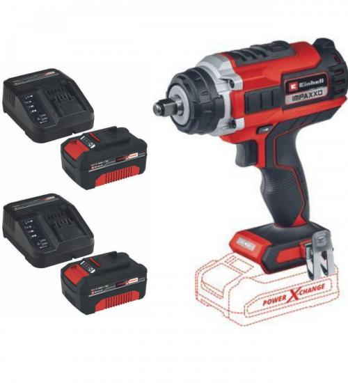 Einhell IMPAXXO 18/450 2x4.0ah Akülü Kömürsüz Somun Sökme Makinesi