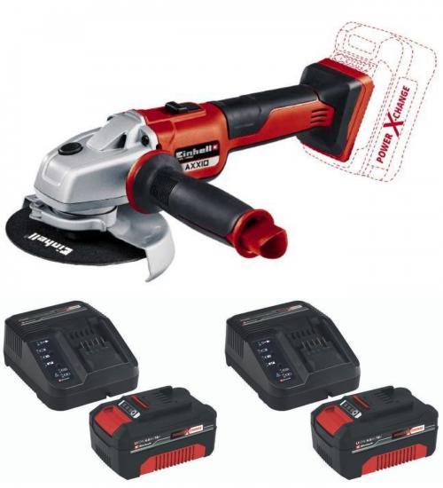 Einhell Axxio 125 mm 2x4.0ah Kömürsüz Akülü Avuç Taşlama