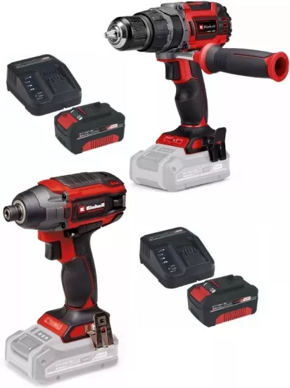 Einhell TP-CD/60 Li-i BL Matkap Tp-ci 18/220 li bl Vidalama 2x4.0ah Kömürsüz Darbeli Set