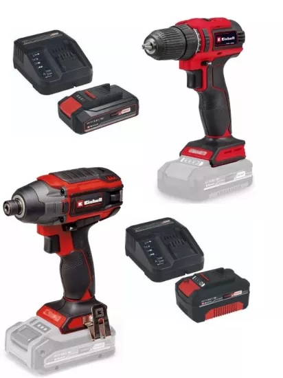Einhell TE-CD 18/40 Li BL Matkap Tp-ci 18/220 li bl Vidalama 2.5ah+4.0ah Kömürsüz  Set