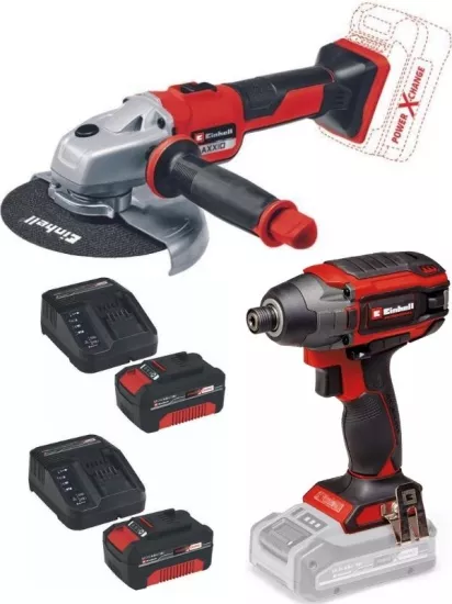 Einhell  Tp-ci 18/220 li bl Vidalama Axxio 18/150 Avuç Taşlama  2x4.0ah Kömürsüz  Set