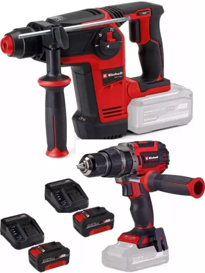 Einhell  TP-HD 18/26 Li BL Akülü Pnömatik Matkap TP-CD 18/70 li-i BL Matkap 2x4.0ah Akülü Kömürsüz Set