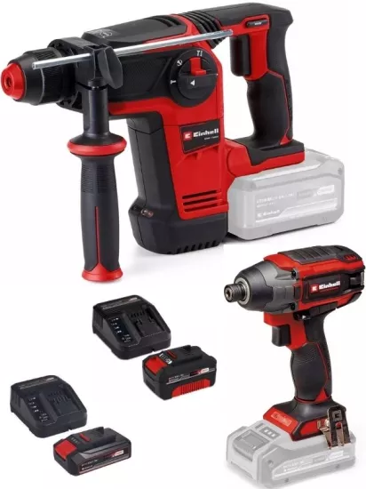 Einhell  TP-HD 18/26 Li BL Akülü Pnömatik Matkap Tp-ci 18/220 li bl Vidalama 2.5ah+4.0ah Akülü Kömürsüz Set