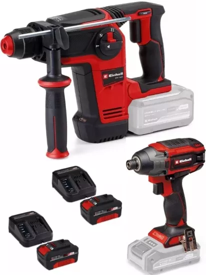 Einhell  TP-HD 18/26 Li BL Akülü Pnömatik Matkap Tp-ci 18/220 li bl Vidalama 2x4.0ah Akülü Kömürsüz Set