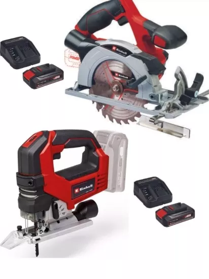 Einhell TE-CS 18/165/1 Li  Daire Testere Tp-js 18/135 bl Dekupaj 2x2.5ah Set