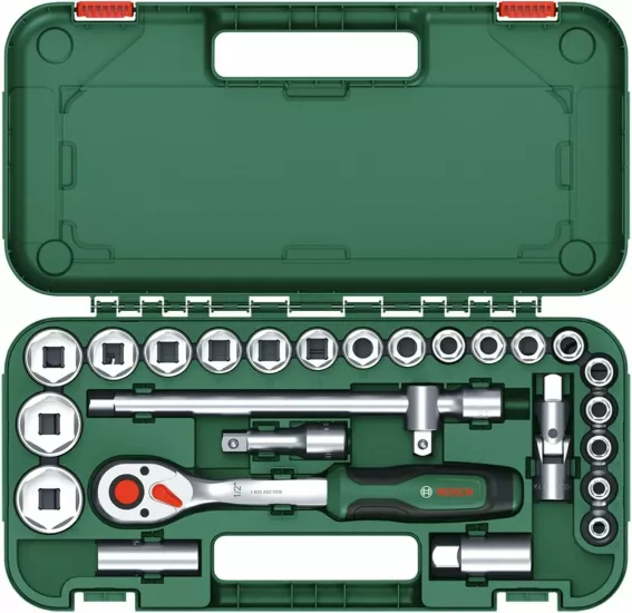 Bosch 1/2 Cırcırlı Somun Sıkma Seti 25 Parça-1600A02Z9F
