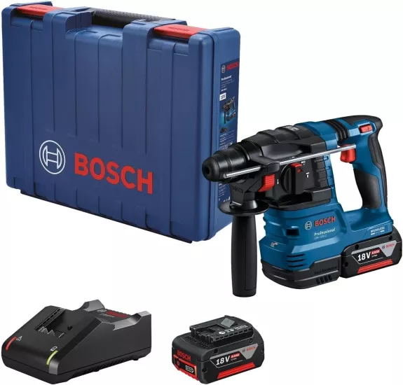 Bosch GBH 185-LI 18 Volt Akülü Kırıcı Delici 2x4.0Ah - 0611924021