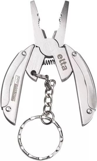 İzeltaş Elta Multi Tool Mini 7 Fonksiyonlu Katlanır Çok Amaçlı Pense Çelik 75 mm