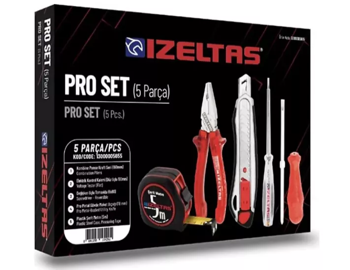 İZELTAŞ PRO SET 5 PARÇA