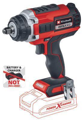 Einhell IMPAXXO 18/450 Akülü Kömürsüz Somun Sökme Makinesi (Akü ve şarj ünitesi dahil değildir)